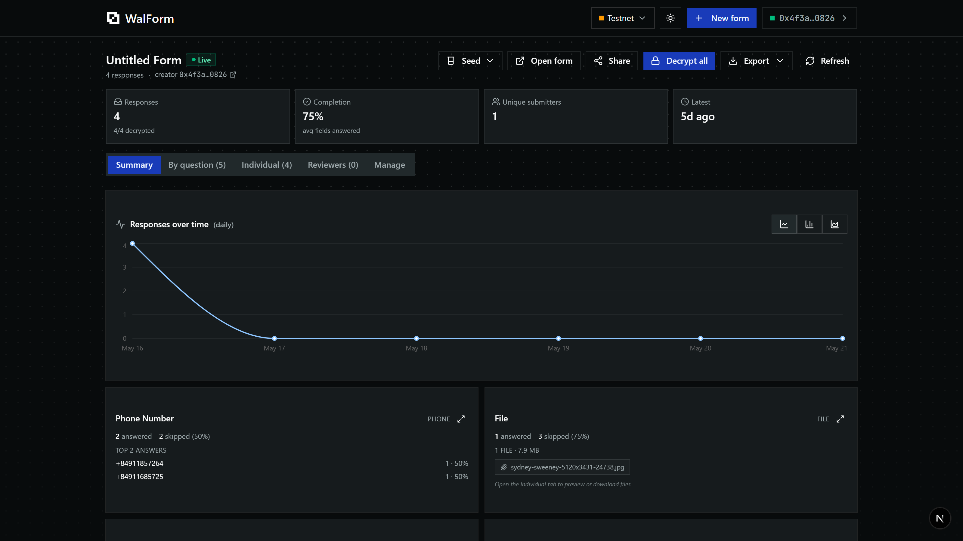 WalForm screenshot 5